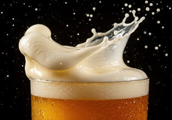 グラスに注がれた生ビール