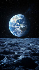 Planet Earth in Space