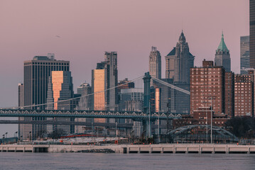 Naklejka premium new york city skyline