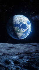 Planet Earth in Space