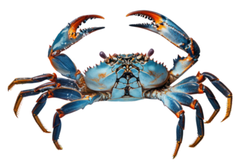 PNG Blue crab seafood animal water.