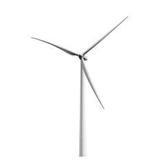 White Wind Turbine Energy Power Generation Clean Renewable Source