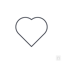 Love icon. Love Symbol sign for mobile concept and web design. Vector icon, Logo illustration, Vector graphics