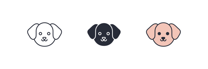 Obraz premium Pets icon. Pets Symbol sign for mobile concept and web design. Vector icon, Logo illustration, Vector graphics