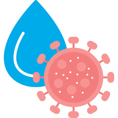 Contaminated Water Icon