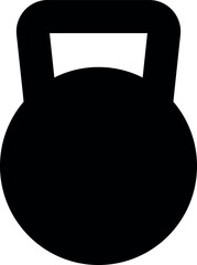 Kettlebell icon vector design templates