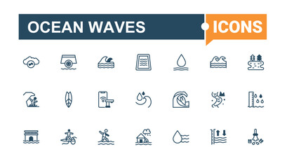 Sports icons related to wellness, wellbeing, mental health, healthcare, cosmetics, spa, medical. Outline icon collection.