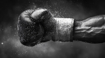 muscle hand on punch wallpaper