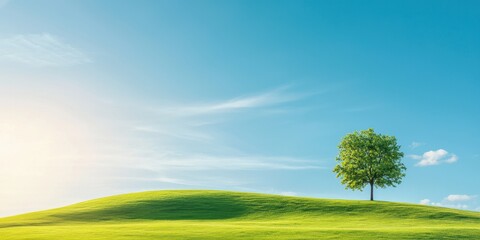 Contrasting serenity lush green parks and towering skies in nature collage