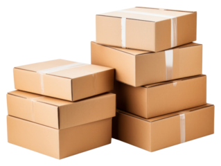 PNG Pile card board boxes cardboard carton