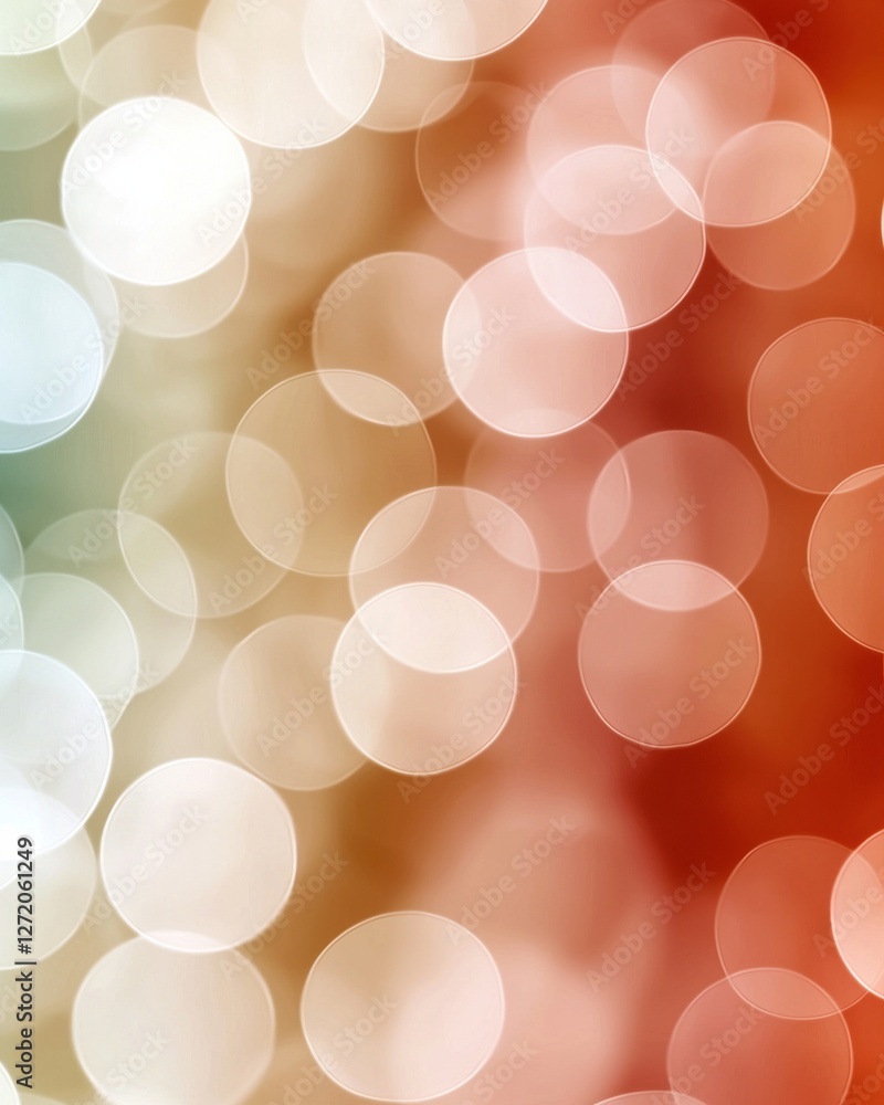 Poster beautiful soft focus background with colorful circular bokeh effect for creative design and art proj