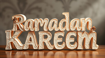 Ramadan Kareem Festive Greeting With Lanterns