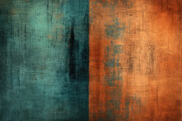 Abstract Colorful Textured Background with Blue and Orange Tones for Artistic Use