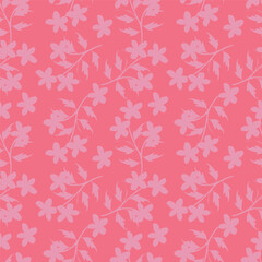 flower pattern textile design illustration