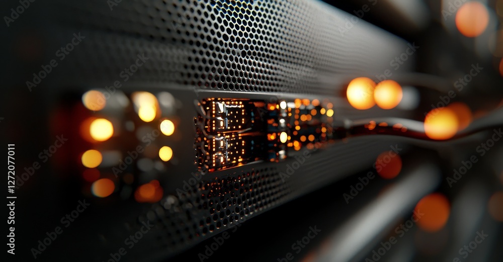 Poster cloud computing data storage is illustrated through a 3d rendering featuring a datacenter server
