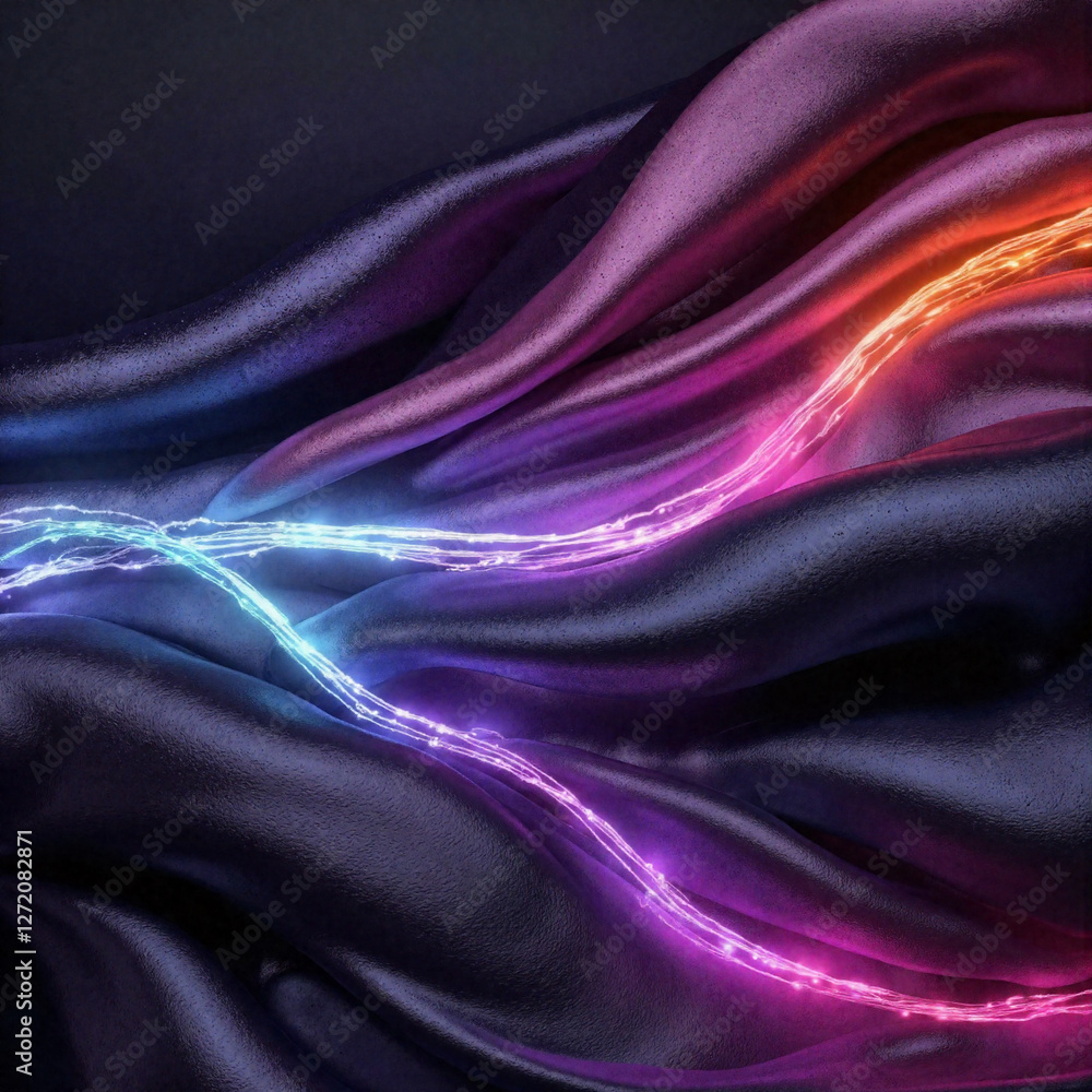 Poster dynamic abstract gradient with vibrant colors, creative expression