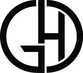 Vector GHD minimalist logo