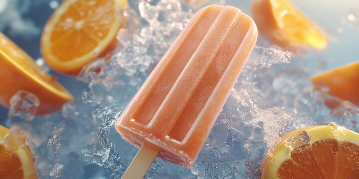 Orange Flavored Popcycle
