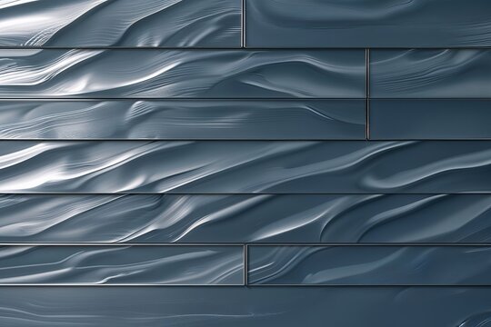 Frosted Slate Aluminum Panel with Glossy Finish and Contemporary Design