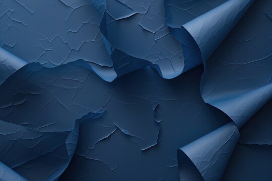 Dark Blue Textured Paper Wallpaper Backgrounds for Stylish Interiors