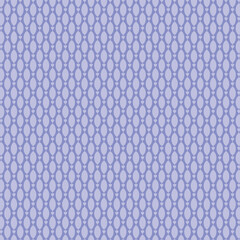 Pattern with floral geometric elements and hearts on blue background