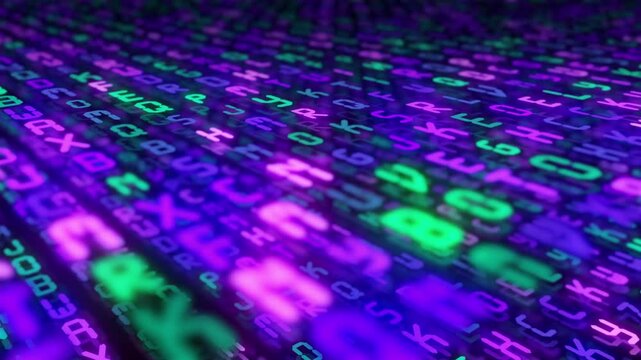 Machine learning process with calculating and predicting of the next token LLM