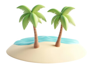 PNG Beach trees destination relaxation.