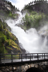 The Valley of Waterfalls, Norway.