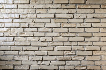 Ivory Sheen Worn Brick Wall with Urban Textured Finish