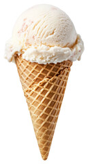 PNG Real vanilla icecream cone dessert delicious waffle.