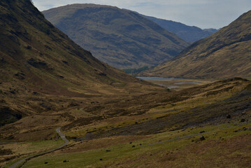 Beautiful view of the sottish highlands