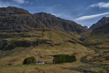 Beautiful view of the sottish highlands
