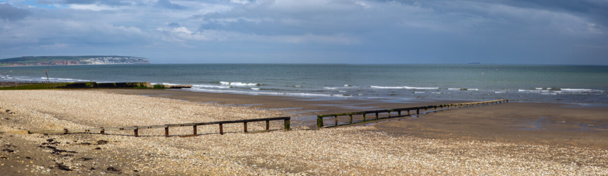 Sandown Bay on the Isle of Wight in the UK
