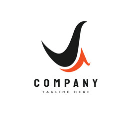 Corporate Company Minimal Logo Design Template Vector
