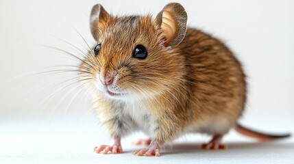 rat standing isolated