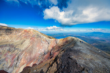Izalco, Volcano Santa Ana and Cerro Verde. Cerro Verde National Park, Salvador