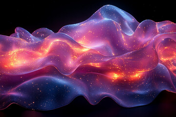 Background digital art illustration, generative AI concept