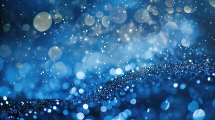 abstract blue background with particles