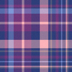 Vibrant Pink and Purple Plaid Fabric Design for Fashion or Textiles