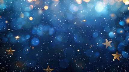 Obraz premium abstract blue background with particles