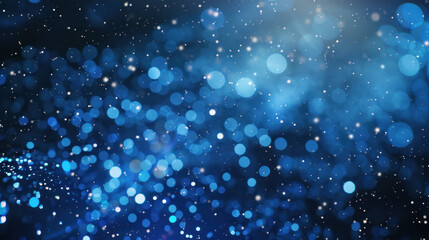 Fototapeta premium abstract blue background with particles