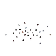 Poppy Seed Icon, Scattered Blue Poppyseed Pile, Small Culinary Grains, Tiny Seeds, Oilseed Sprinkles for Cooking, Poppy Seed Isolated on White Background