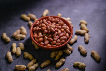 mixed nuts in a bowl