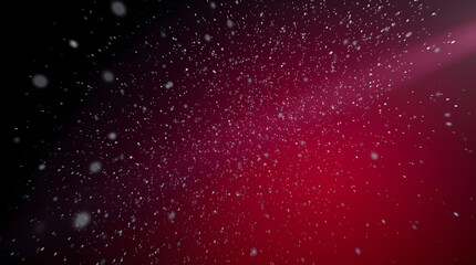 Obraz premium Falling white snowflakes and glitters on shiny gradient