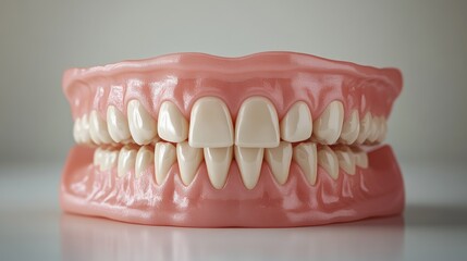 Obraz premium Step-by-Step 3D Dental Implant Illustration | Sequential Tooth Implant Process with Clear Labels & Neutral Background