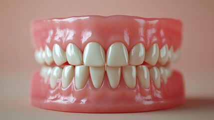 Obraz premium Step-by-Step 3D Dental Implant Illustration | Sequential Tooth Implant Process with Clear Labels & Neutral Background