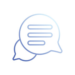 Chat icon vector stock illustration