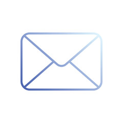 Mail icon vector stock illustration