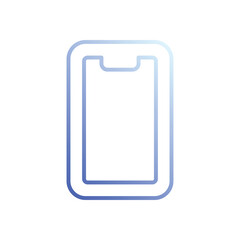Personal Phone icon vector stock illustration