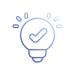 Idea icon vector stock illustration